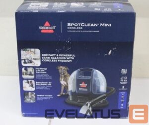 Dulkių siurblys Bissell  SALE OUT.  SpotClean® Mini Cordless Carpet & Upholstery cleaner Carpet and Upholstery CleanerSpotClean MiniCordless operatingWashing function18 VOperating time (max) 20 minUSED, DIRTY 