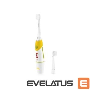 Hambahari ETA  Toothbrush | Sonetic 071090050 | Battery operated | For kids | Number of brush heads included 2 | Number of teeth brushing modes 1 | Yellow/White 