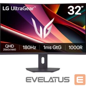 Monitorid LG  32G600A-B | 31.5 " | VA | QHD | 16:9 | 180 Hz | 1 ms | 2560 x 1440 pixels | 250 cd/m² | HDMI ports quantity 2 