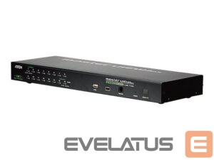 Server – muud tarvikud Aten  | 1-Local/Remote Shared Access 16-Port PS/2-USB VGA KVM Over IP Switch | CS1716I-AT-G | 1 x SPHD Male (Yellow), 16 x SPHD Female (Yellow), 1 x DB-25 Male, 1 x DC Jack, 1 x RJ-45 Female, 1 x RJ-11, 1 x USB Type A Female 