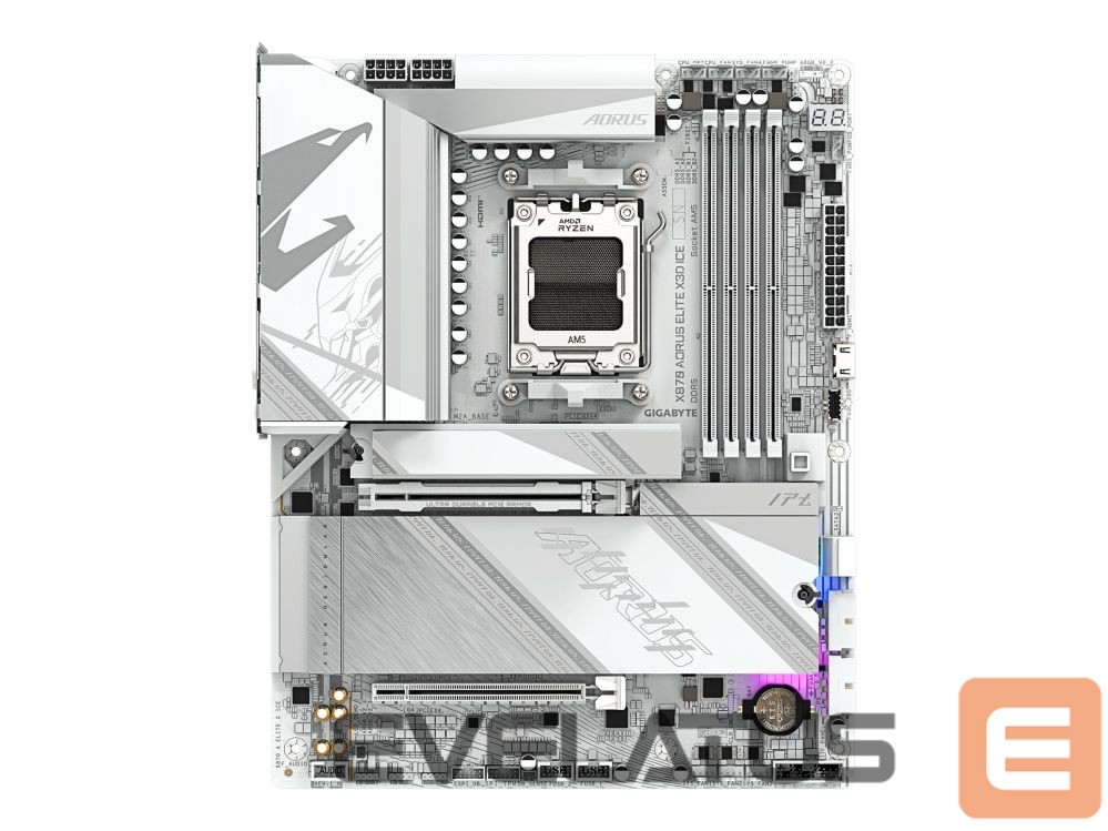 Motherboard for Intel processors Gigabyte X870 AORUS ELITE X3D ICE |