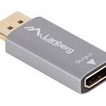 Lādētājs Lanberg  Displayport (M)->HDMI(F) Adapter 4K, Silver 