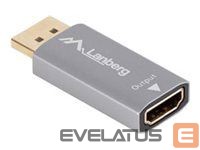 Lādētājs Lanberg  Displayport (M)->HDMI(F) Adapter 4K, Silver 