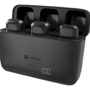 Kõrvaklapid Natec  | Microphone | NMI-2253 | Hopper | Wireless | Black 