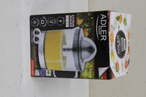 Kiti smulkūs buitiniai prietaisai Adler  SALE OUT.  AD 4012 Citrus Juicer, 2 Pressing Cups for Big and Small Citrus Fruits, 40W, Black |  Citrus Juicer | AD 4012 | Type  Citrus juicer | Black | 40 W | Number of speeds 1 | DAMAGED PACKAGING 