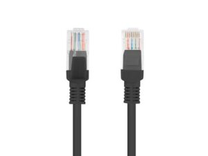 Monitoru piederums Lanberg  Patchcord CAT.5E UTP Fluke Passed | PCU5-10CC-2000-BK | 20 m 