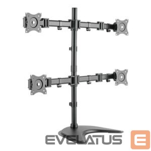 Teleri kinnitus Digitus  | Desk Mount | DA-90364 | Tilt, swivel, rotate | Black 