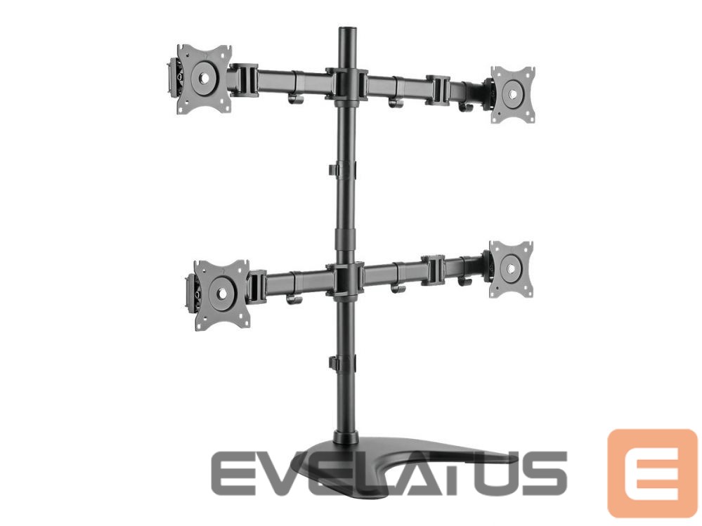 Teleri kinnitus Digitus | Desk Mount | DA-90364 | Tilt, swivel, rotate | Black