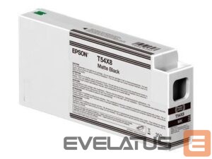 Eksploatacinės medžiagos spausdintuvams EPSON  Singlepack T54X80N UltraChrome HDX/HD 350ml Matte Black |  C13T54X80N |  T54X8 - matte black - original - ink cartridge |  UltraChrome HDX / Ultrachrome HD | Matte black 
