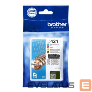 Tarvikud ja tarvikud Brother  LC421VALDR | Ink Cartridges | Black, cyan, magenta, yellow 