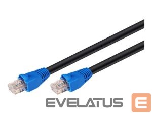 Cable Goobay  CAT 6 Outdoor Patch Cable, U/UTP, 50 m, Black 