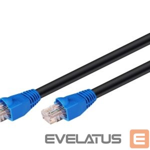 Cable Goobay  CAT 6 Outdoor Patch Cable, U/UTP, 50 m, Black 