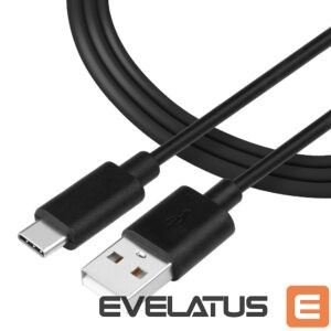 Cable Tactical - Tactical Smooth Thread Cable USB-A/USB-C  2m Black 