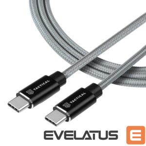 Cable Tactical - Tactical Fast Rope Kevlar Cable USB-C/USB-C 100W 20V/5A 2m Grey 