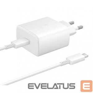 Adaptrid Samsung  EP-TA845EWE + EP-DW767JWE Samsung 45W Travel Charger + USB-C/USB-C Data Cable White (OOB Bulk) 