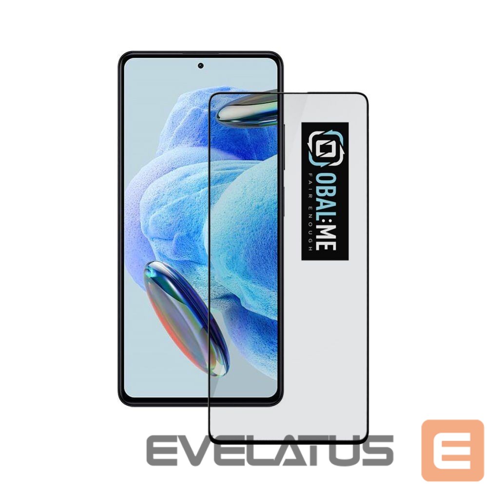 Protective glass - OBAL:ME 5D Glass Screen Protector for Xiaomi Redmi Note 12 Pro 5G Black