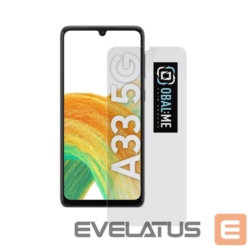 Protective glass - OBAL:ME 2.5D Glass Screen Protector for Samsung Galaxy A33 5G Clear