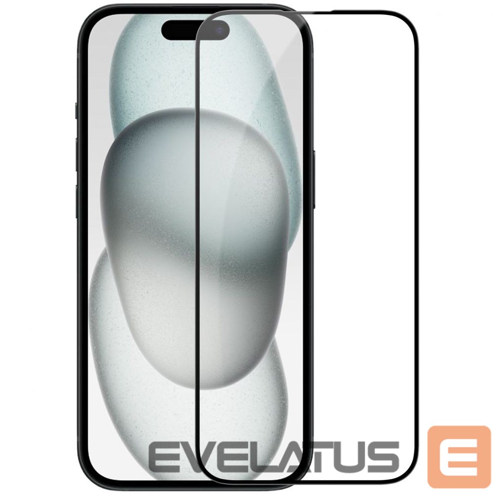 Protective glass Nillkin - Nillkin Tempered Glass 2.5D CP+ PRO Black for Apple iPhone 15