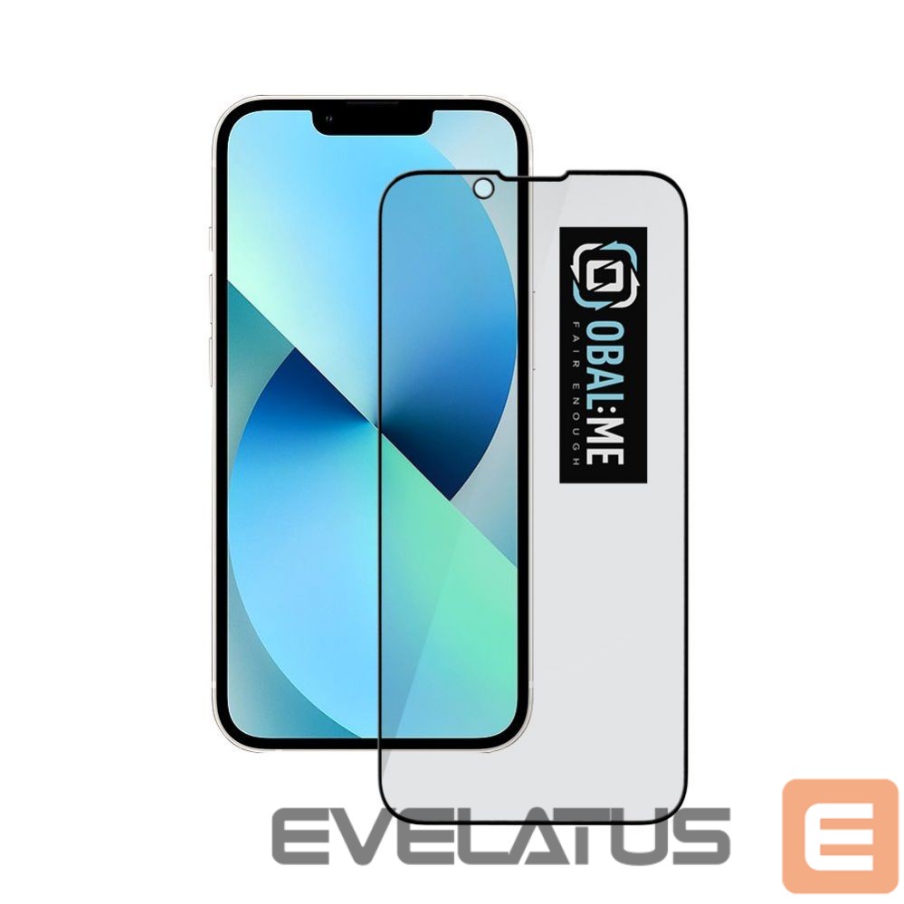 Protective glass - OBAL:ME Privacy 5D Glass Screen Protector for Apple iPhone 13 Mini Black