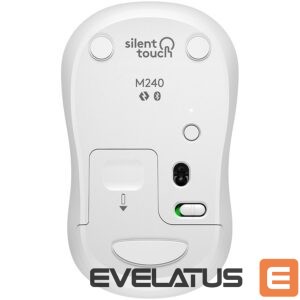 Computer mouse Logitech  LOGITECH M240 Bluetooth Mouse - OFF WHITE - SILENT 