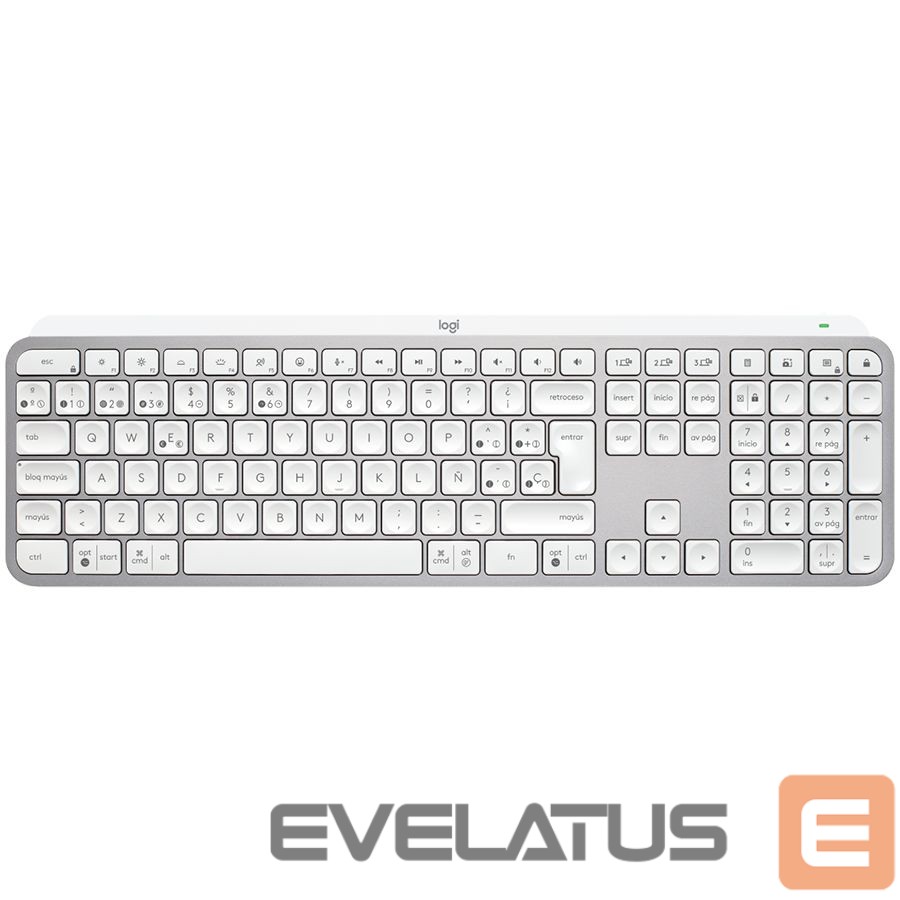 Computer keyboard Logitech LOGITECH MX Keys S Bluetooth Illuminated Keyboard - PALE GREY - US INT'L