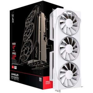 Graphic card / Video cards XFX  XFX Swift AMD Radeon RX 9070 OC White Triple Fan Gaming Edition with 16GB GDDR6 HDMI 3xDP, AMD RDNA 4 