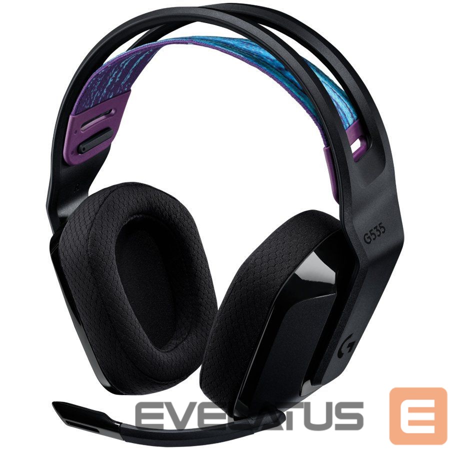 Headphone with microphone Logitech LOGITECH G535 LIGHTSPEED Wireless Gaming Headset - BLACK