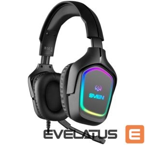 Headphone with microphone Sven  Gaming headphones with microphone AP-U750MV, black (USB, RGB) 