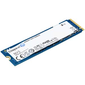 Kõvaketas SSD Kingston  Kingston 2TB NV3 SSD M.2 2280 PCIe 4.0 NVMe, Read: 6,000/ Write: 5,000MB/s 