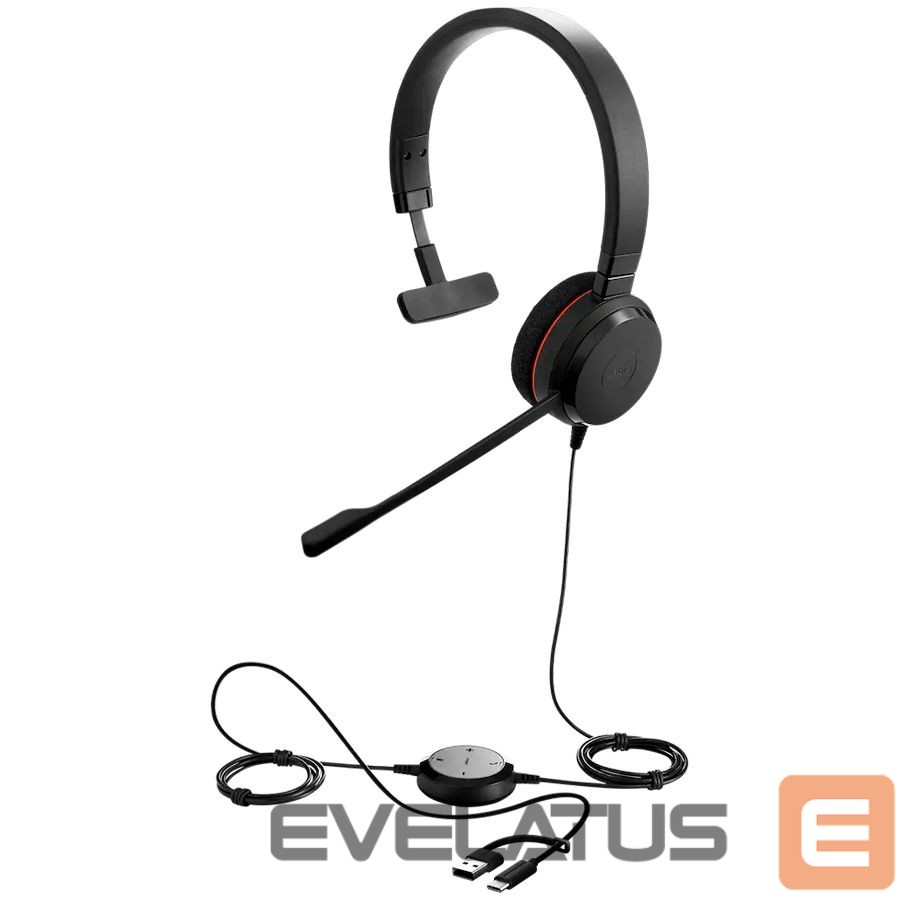 Wireless headphones Jabra JABRA Evolve 20, Mono MS, USB C/A adapter