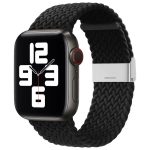 Rihm iLike Apple Watch 38/40/41mm Braided Fabric Strap Black