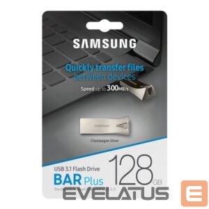 Flash drive Samsung  SAMSUNG BAR PLUS 128GB Champagne Silver 