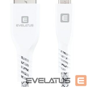 Cable Evelatus Universal Data Cable MicroUSB EDC03 White