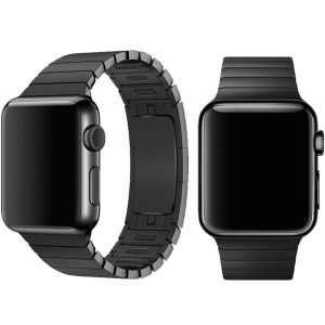 Siksniņa Devia Apple Watch 40mm/ 38mm Strap Elegant Link Bracelet Space Black