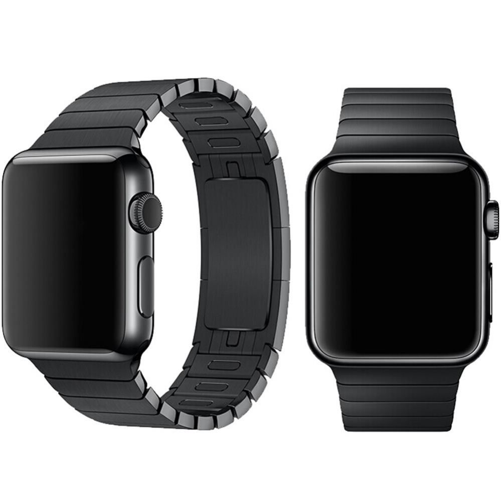 Rihm Devia Apple Watch 40mm/ 38mm Strap Elegant Link Bracelet Space Black