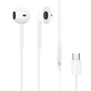 Kõrvaklapid Dudao  in-ear headphones with USB Type-C connecto White