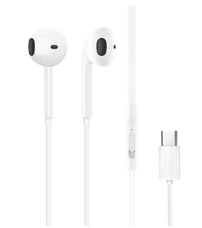 Kõrvaklapid Dudao in-ear headphones with USB Type-C connecto White