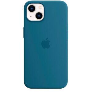 Back panel cover Apple  iPhone 13 Silicone Case with MagSafe Blue Jay