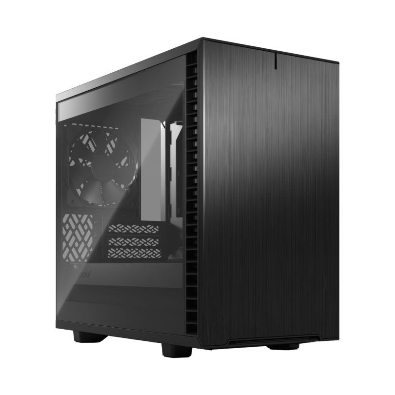 Computer case Fractal Design Define 7 Nano Black TG Light Tint, Mini ITX, Mini-DTX, Power supply included No