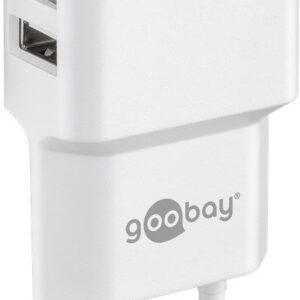 Ruuterid Goobay  Dual USB charger  44952  2.4 A,  2 USB 2.0 female (Type A), White, 12 W 