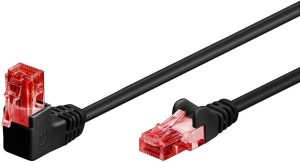Cable Goobay  Patch Cable 51515 Cat 6, U/UTP, Black, 1 m 