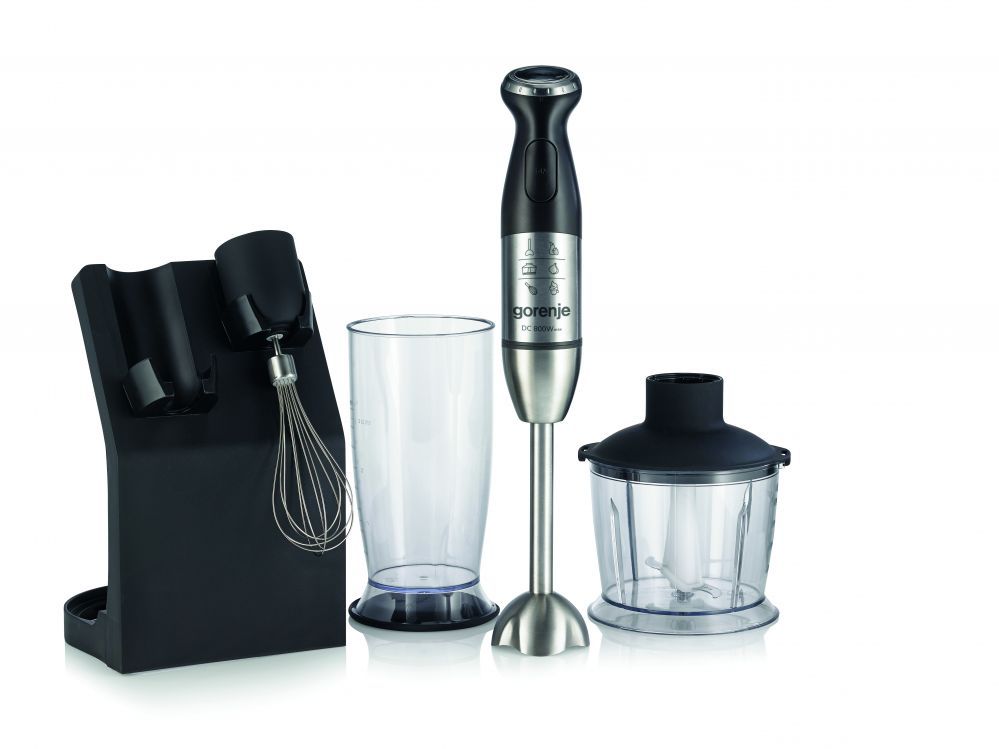 Mikserid ja blenderid GORENJE Blender HBC807QB Hand Blender, 800 W, Number of speeds Variable, Chopper, Black