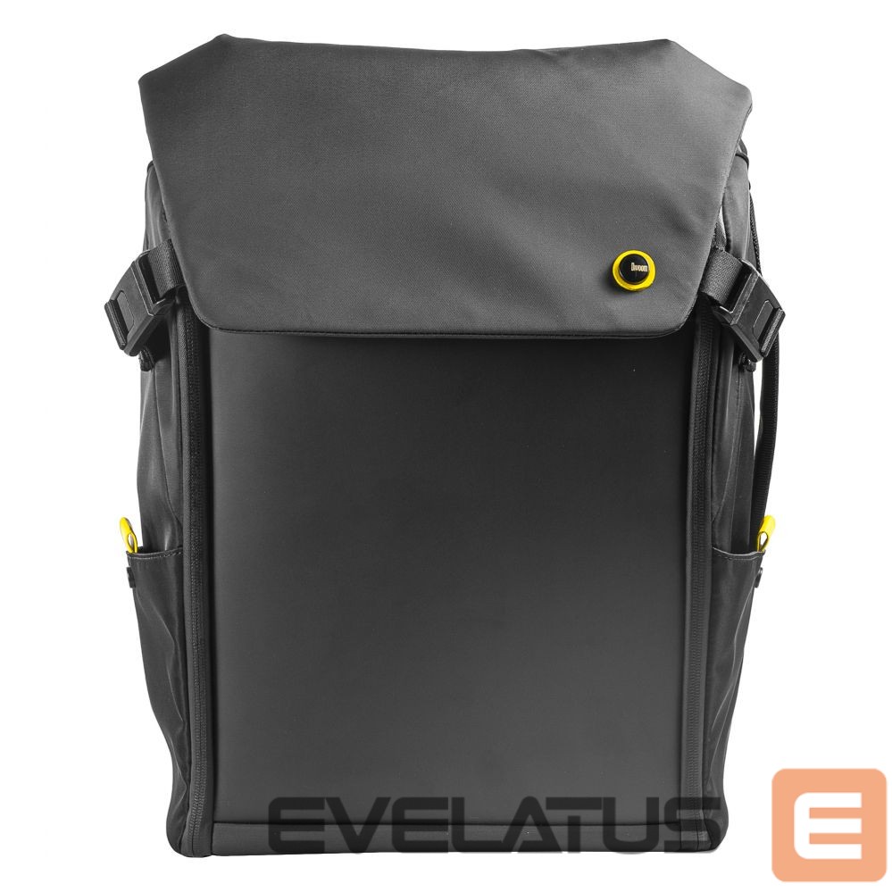 Seljakotid Divoom Backpack M Premium Weather proof with Led Pixel Art Display & App Control Black