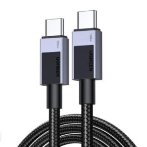 Cable Ugreen  Type C 2.0 Male To Type C 2.0 Male 5A Data Cable 1M (45063) Black