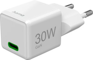 Adapter Hama  Mini USB-C Super Charger 30W PD White