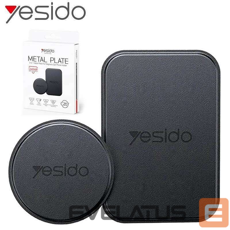 Auto holder yesido PU leather Iron Sheet Set C207 Black