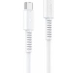 Кабель yesido  60W C to C PVC Data Cable CA154 White