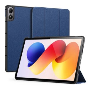 Book case Dux Ducis Xiaomi Redmi Pad 2 Pro Domo Series Tri-fold Stand PU Leather Tablet Cover Blue