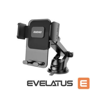 Auto holder Dudao  F8Max+ car holder for dashboard or windshield Black