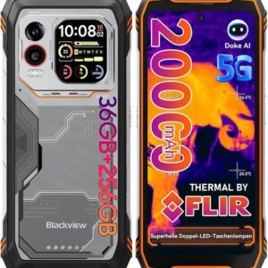 Nutitelefon Blackview  XPLORE 1 Pro 12+256 GB Thermal image Orange